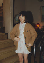 Minky Cardigan CAMEL