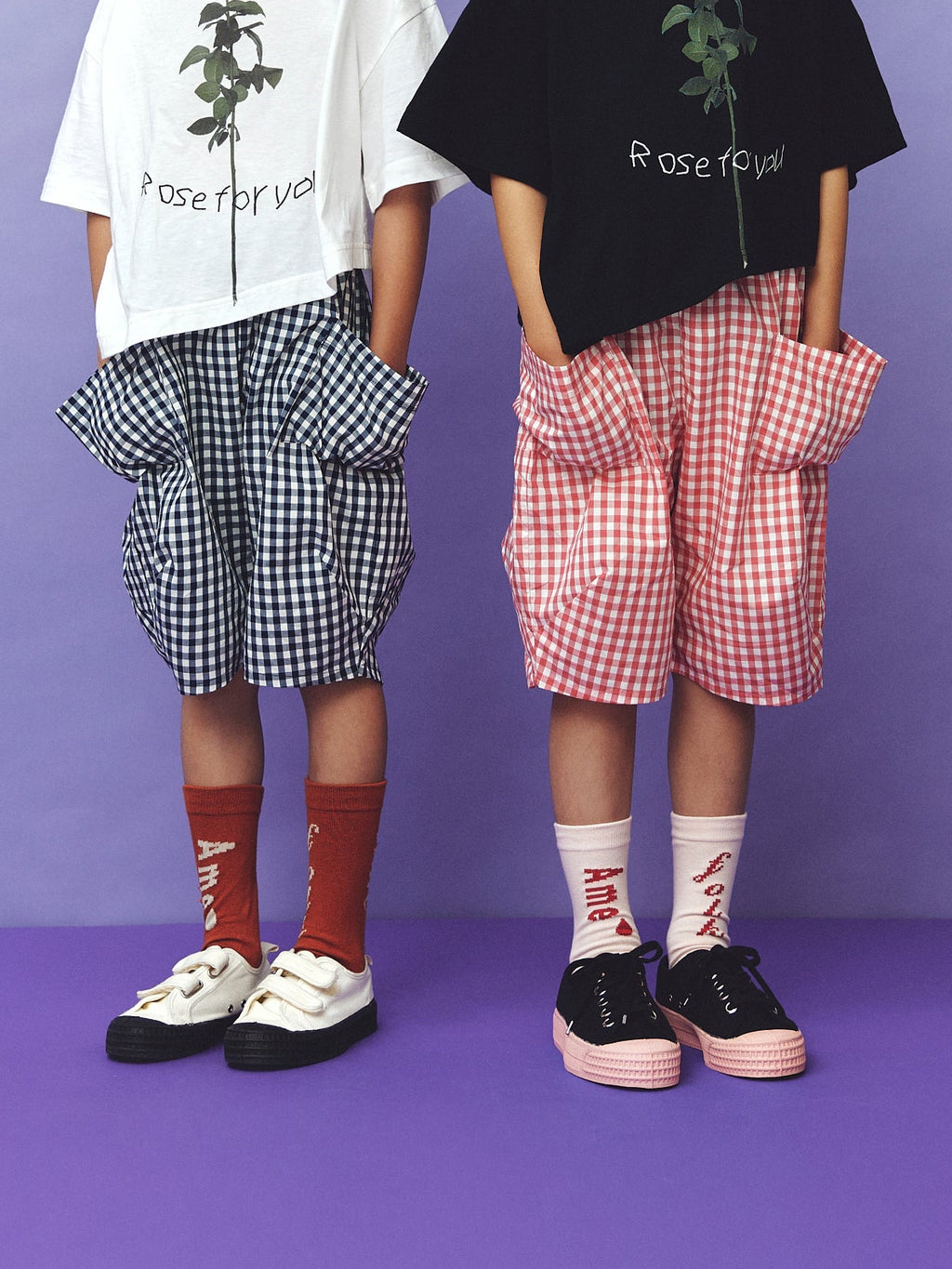 Gingham Puff Shorts