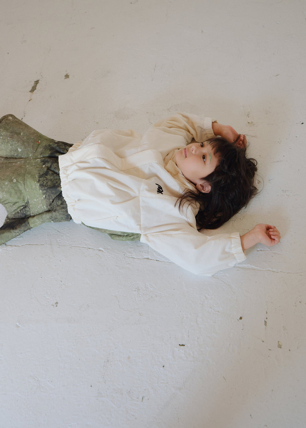 Landscape Padded Blouson IVORY