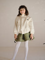 Landscape Padded Blouson IVORY