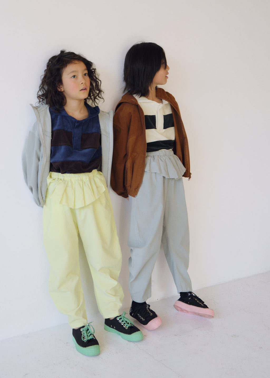 Pleated Balloon Pants WOLF GRAY