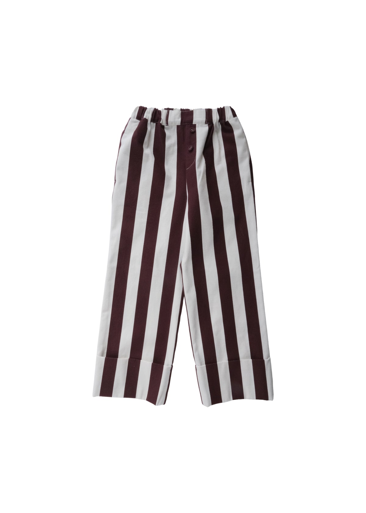 Striped Pants CREAM × RASPBERRY CHOCOLATE