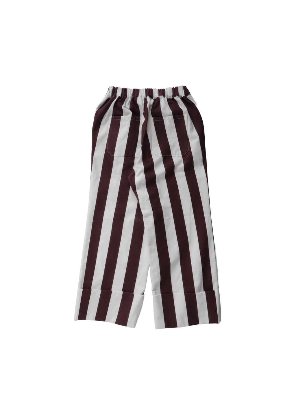 Striped Pants CREAM × RASPBERRY CHOCOLATE