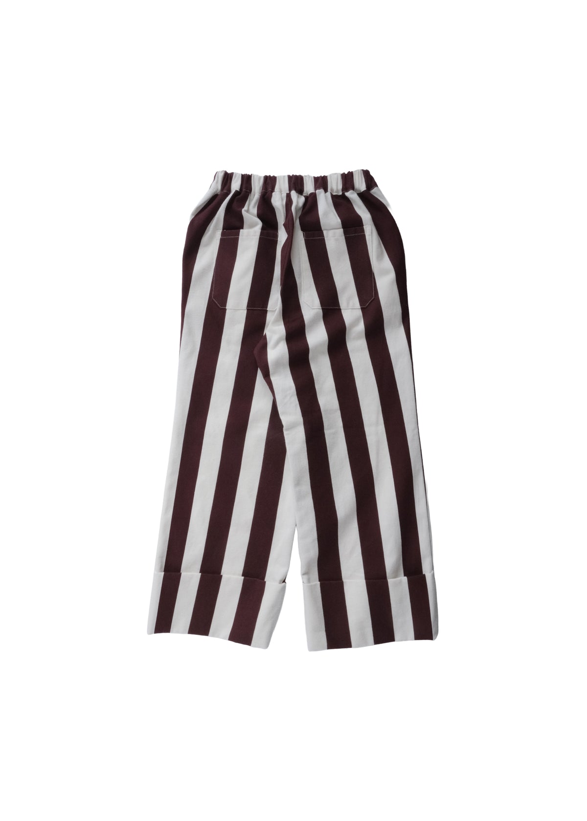 Striped Pants CREAM × RASPBERRY CHOCOLATE