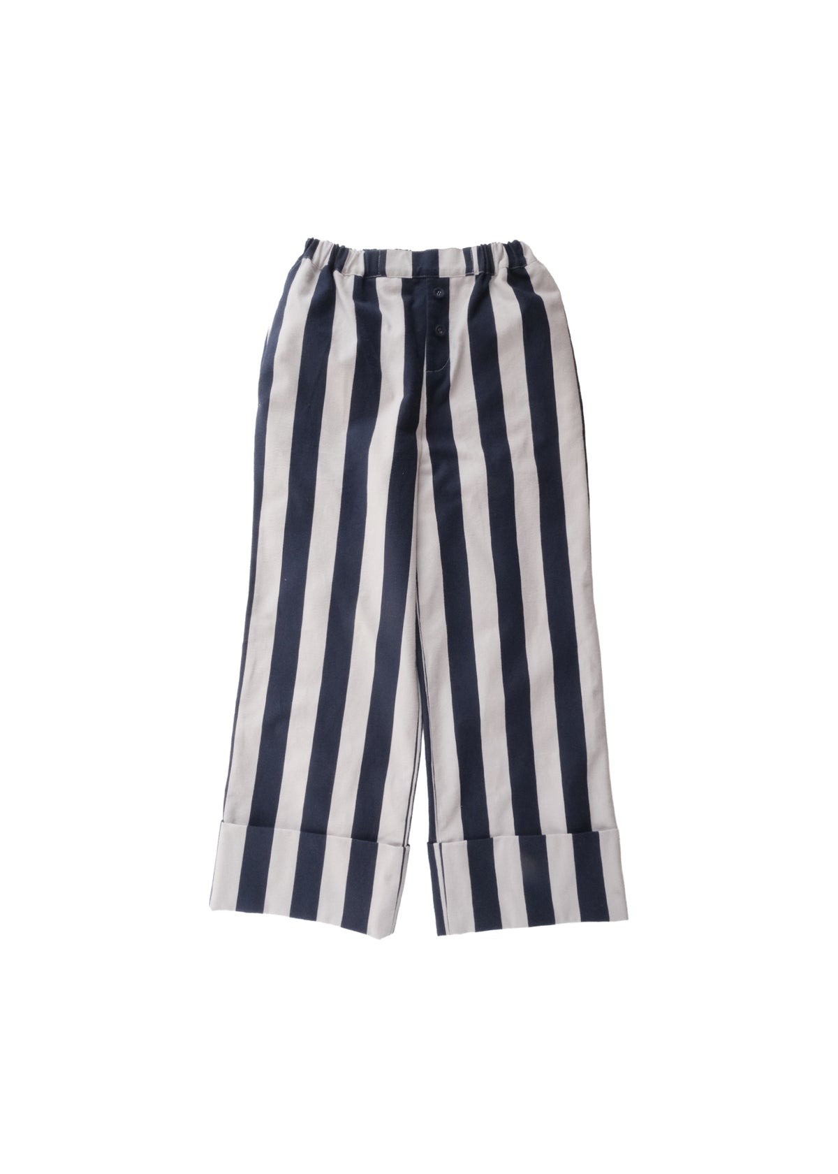 Striped Pants WOLF GRAY × BLUEBERRY