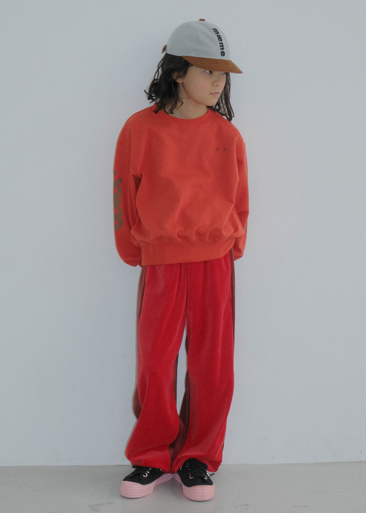 Color Jersey Sweatshirt CARROT