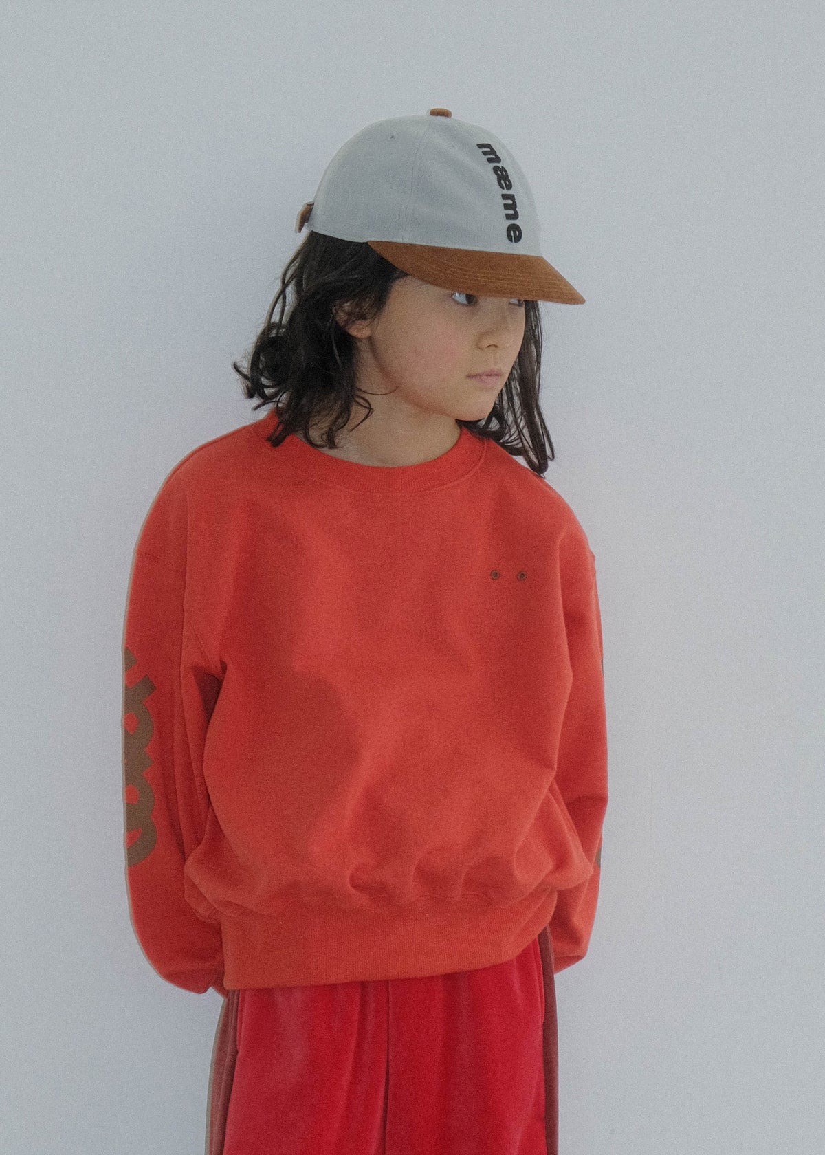 Color Jersey Sweatshirt CARROT