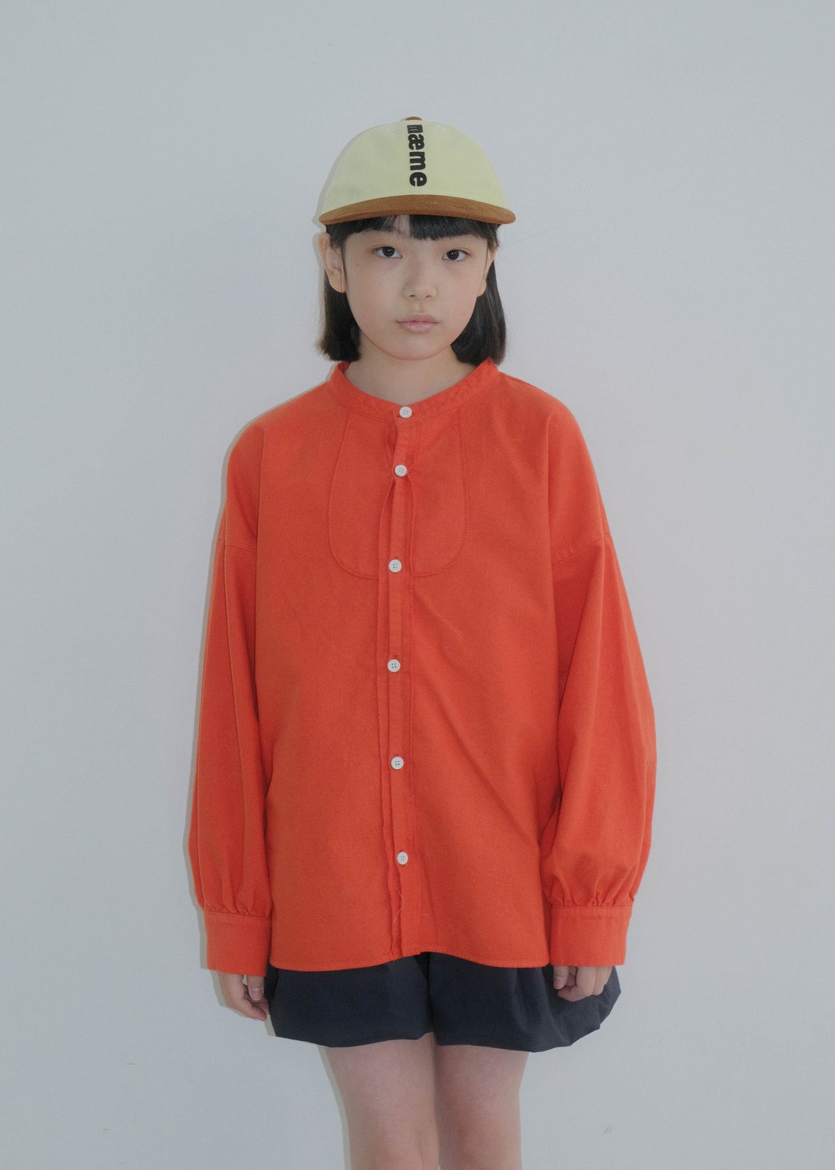 mæme cap LIME×CHESTNUT
