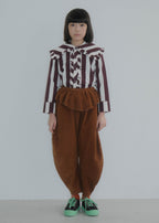 Pleated Balloon Pants CHESTNUT