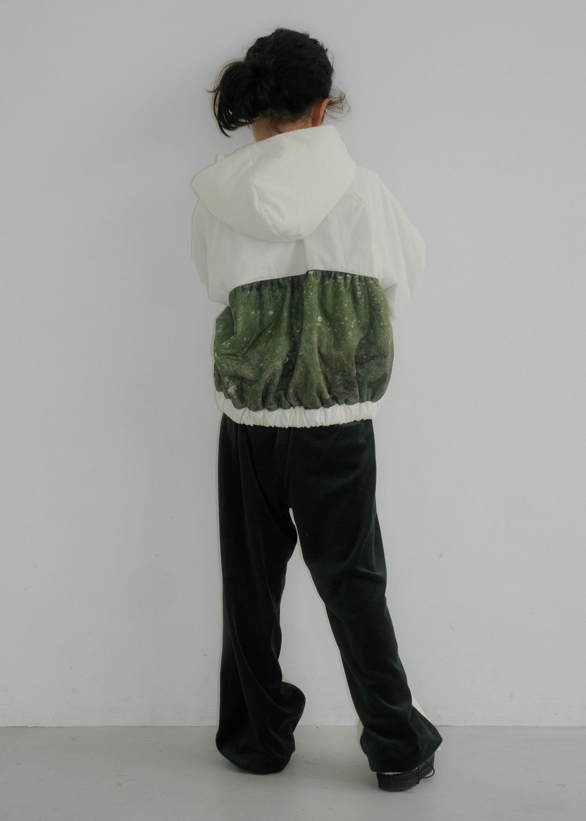 Landscape Padded Blouson IVORY
