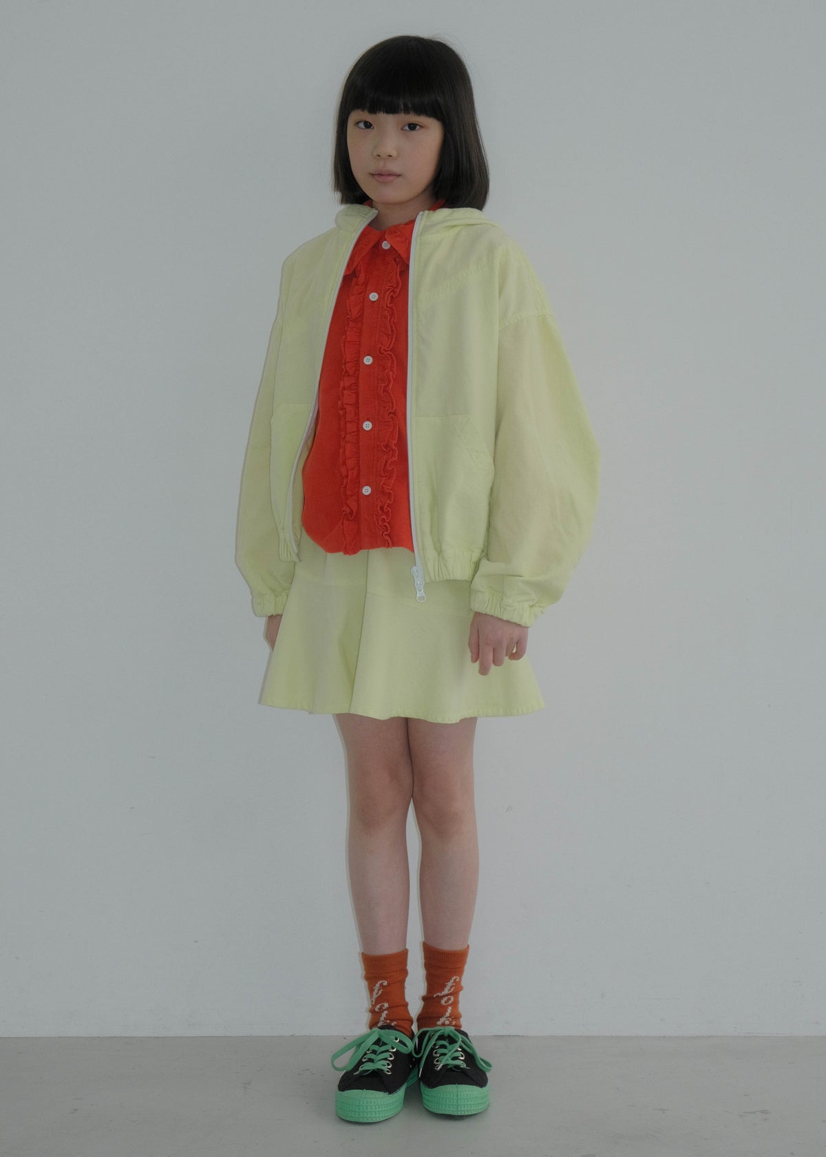 Peplum Skirt LIME