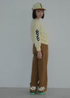 mæme cap LIME×CHESTNUT