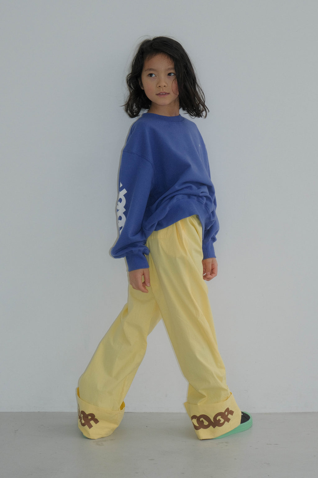 Color Jersey Sweatshirt BLUE