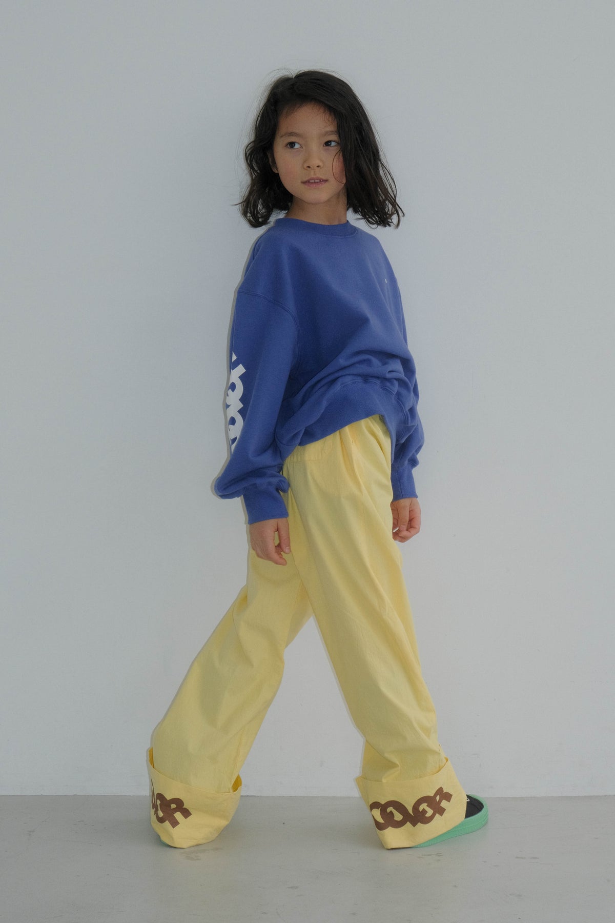 Color Jersey Sweatshirt BLUE