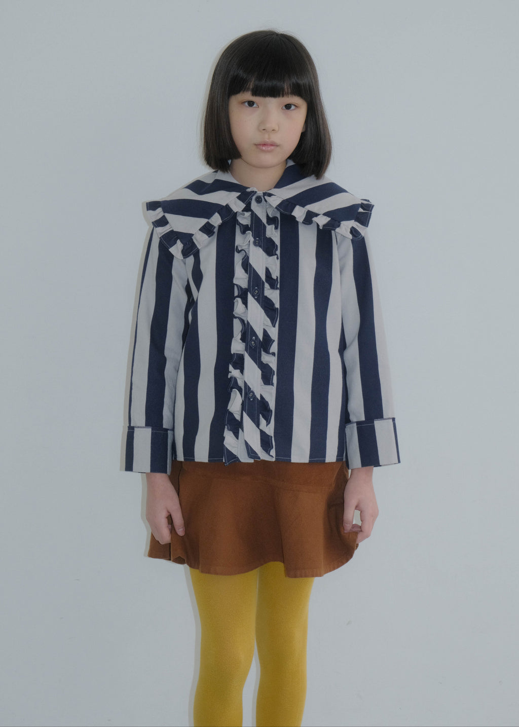 Peplum Skirt CHESTNUT