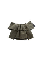 Quilted Puff Skirt OLIVE GREEN