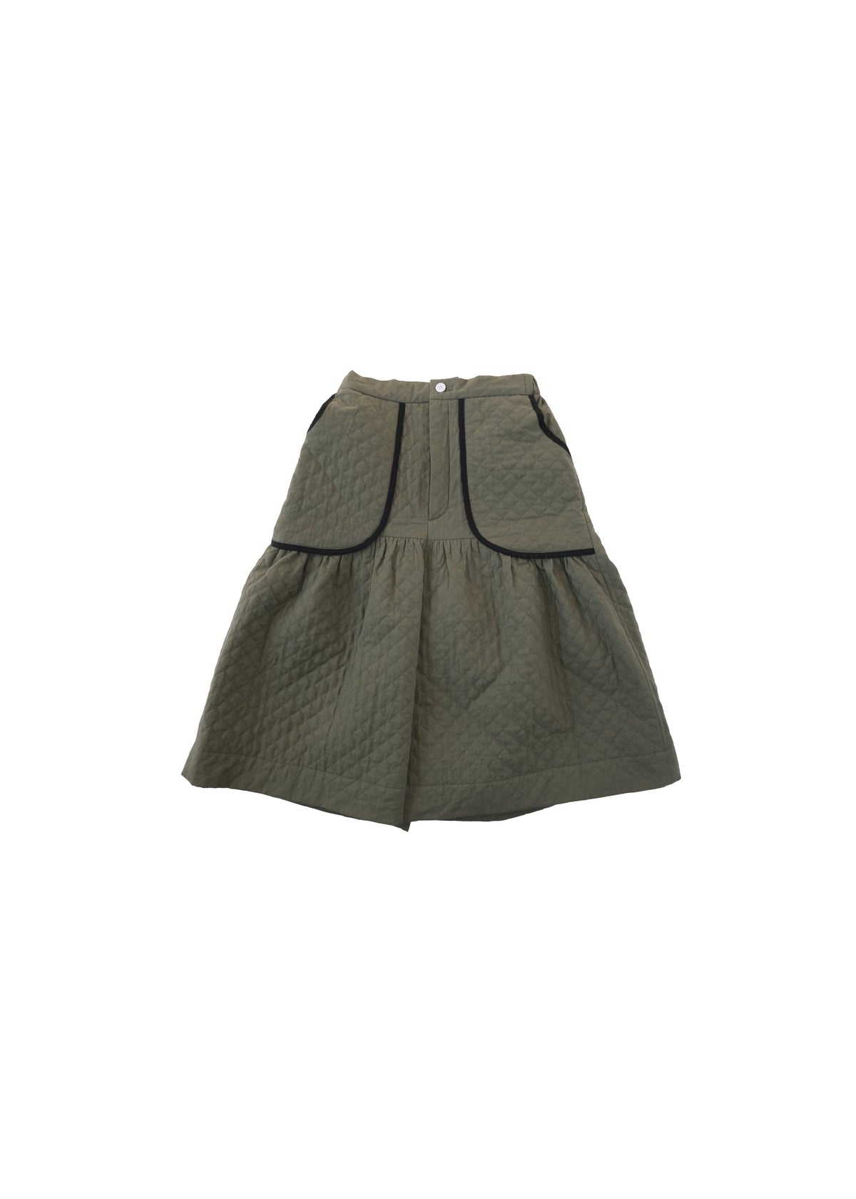 Quilted Harf Pants OLIVE GREEN