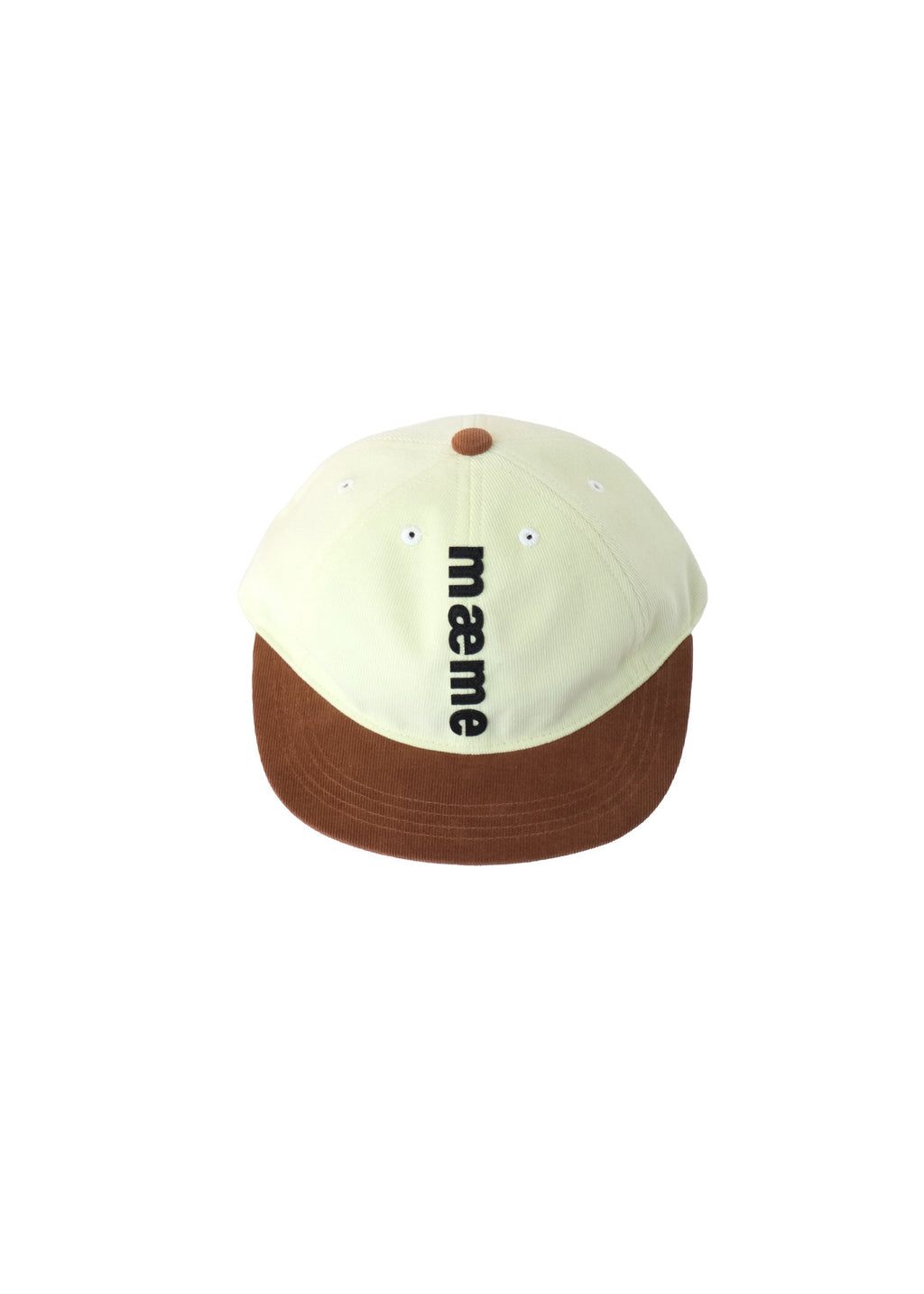 mæme cap LIME×CHESTNUT