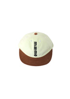mæme cap LIME×CHESTNUT