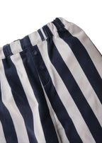Striped Pants WOLF GRAY × BLUEBERRY