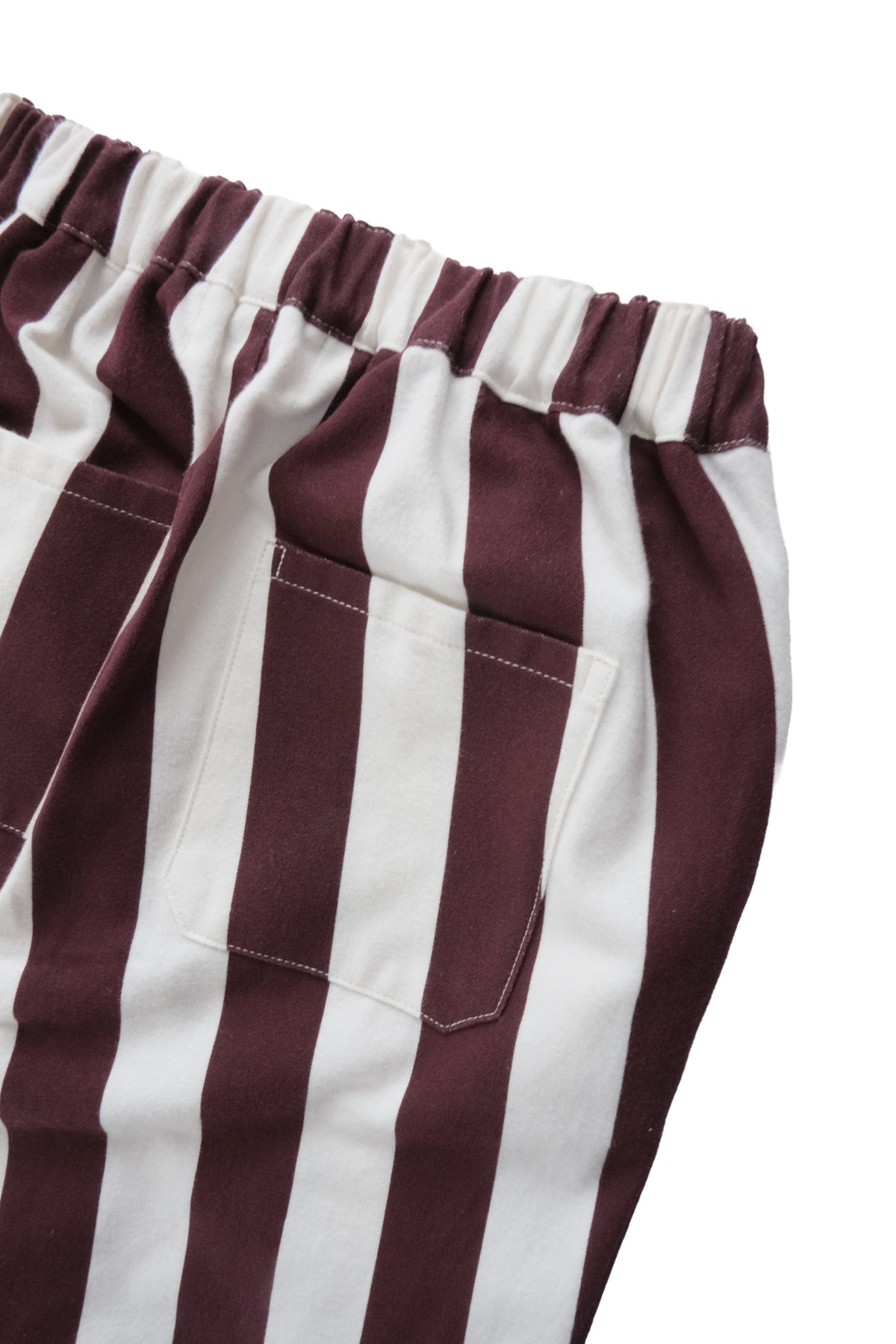 Striped Pants CREAM × RASPBERRY CHOCOLATE