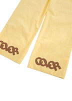 Color Straight Turn Up Pants BUTTER
