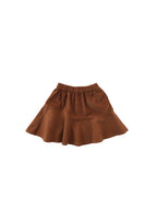 Peplum Skirt CHESTNUT