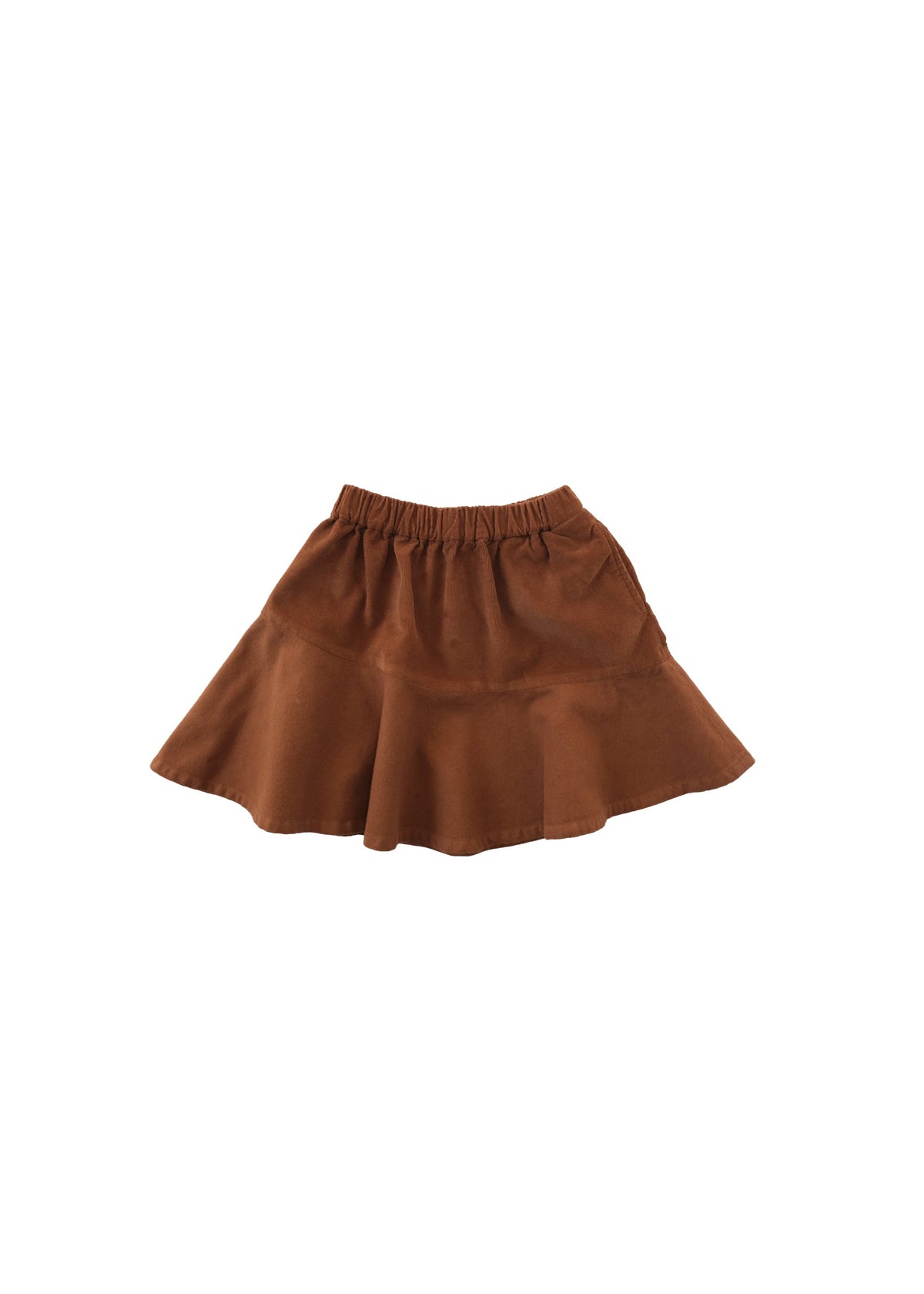 Peplum Skirt CHESTNUT