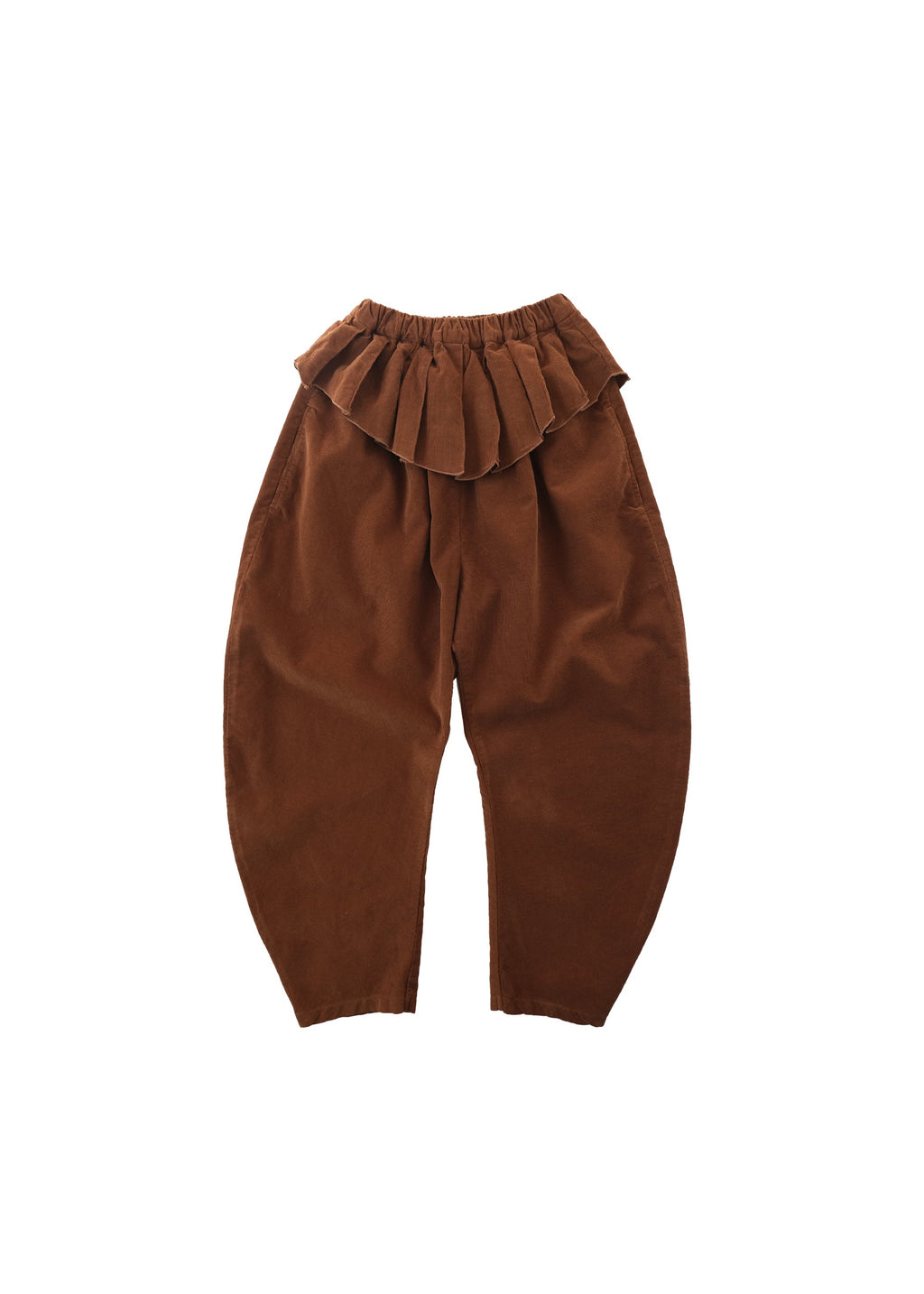 Pleated Balloon Pants CHESTNUT