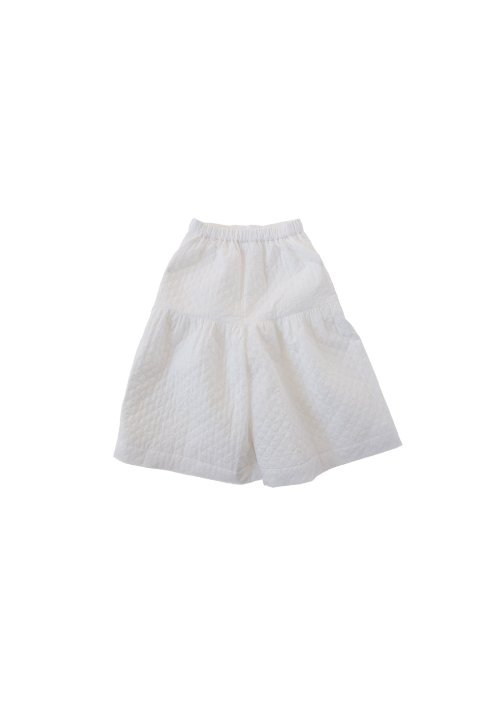 Quilted Harf Pants OFF WHITE