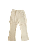Velour Layered Pants SAND BEIGE