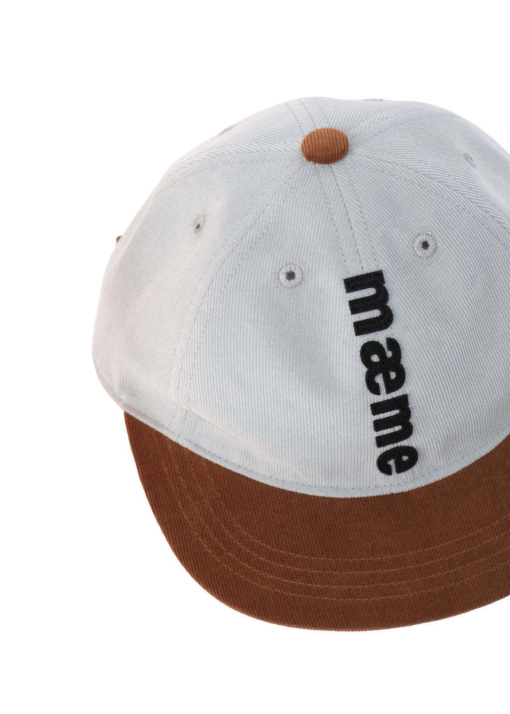 mæme cap WOLF GRAY×CHESTNUT