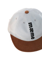 mæme cap WOLF GRAY×CHESTNUT