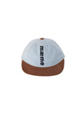 mæme cap WOLF GRAY×CHESTNUT