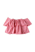 Gingham Puff Skirt