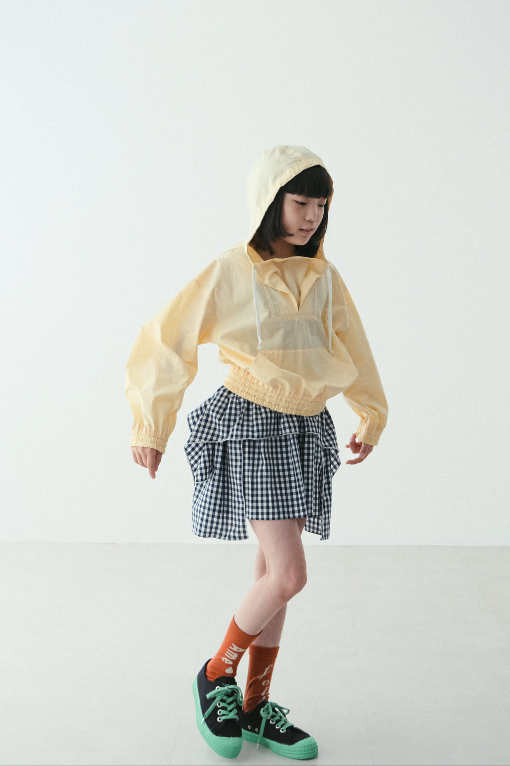 Gingham Puff Skirt