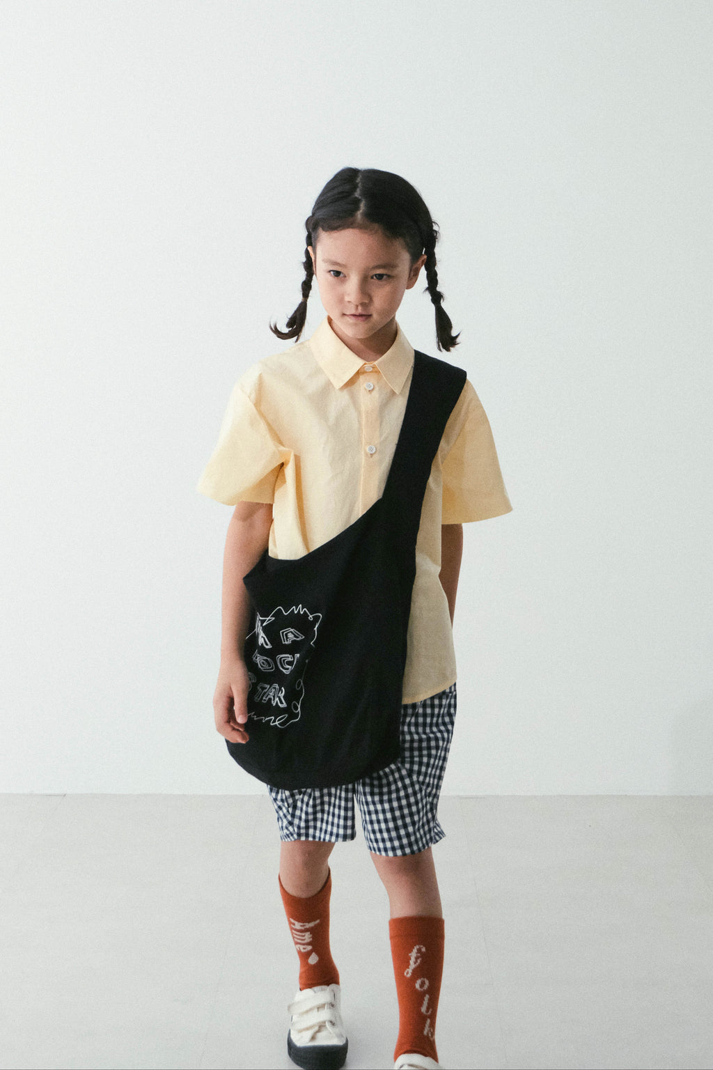 Gingham Puff Shorts