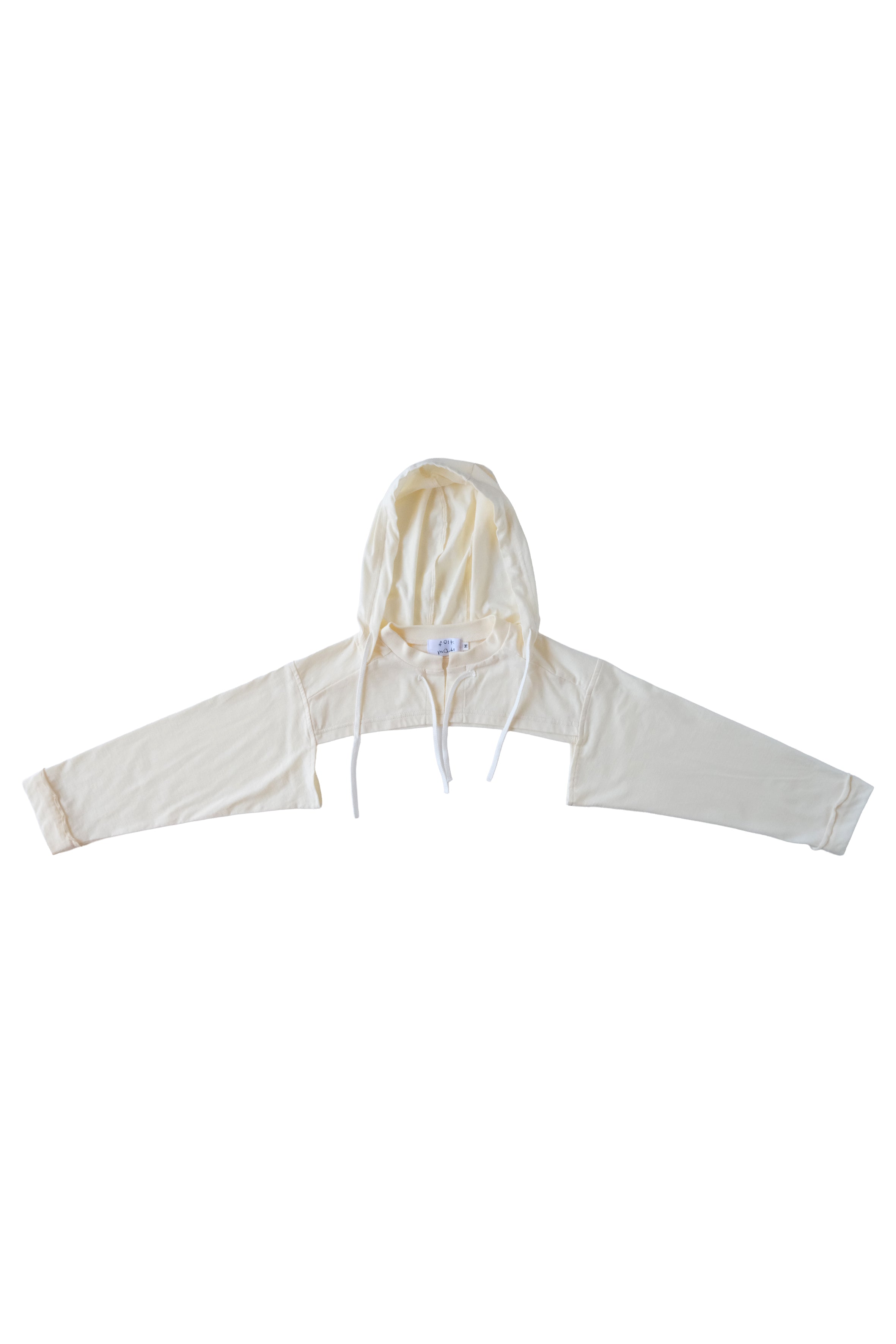 Cropped Hoodie Cardigan