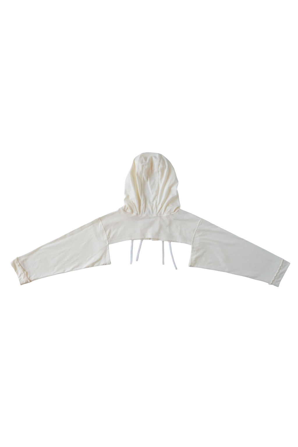 Cropped Hoodie Cardigan
