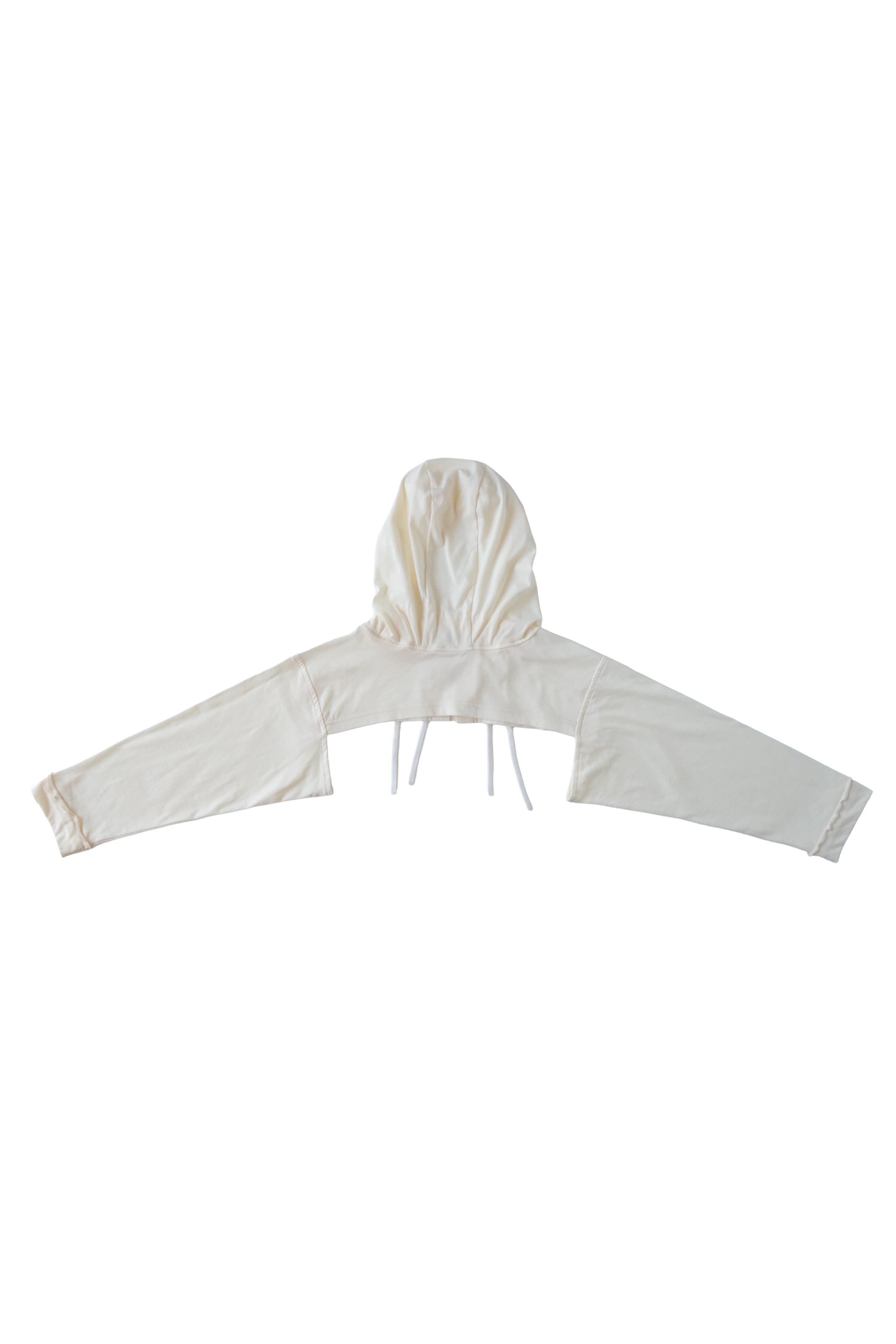 Cropped Hoodie Cardigan