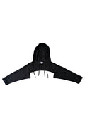 Cropped Hoodie Cardigan